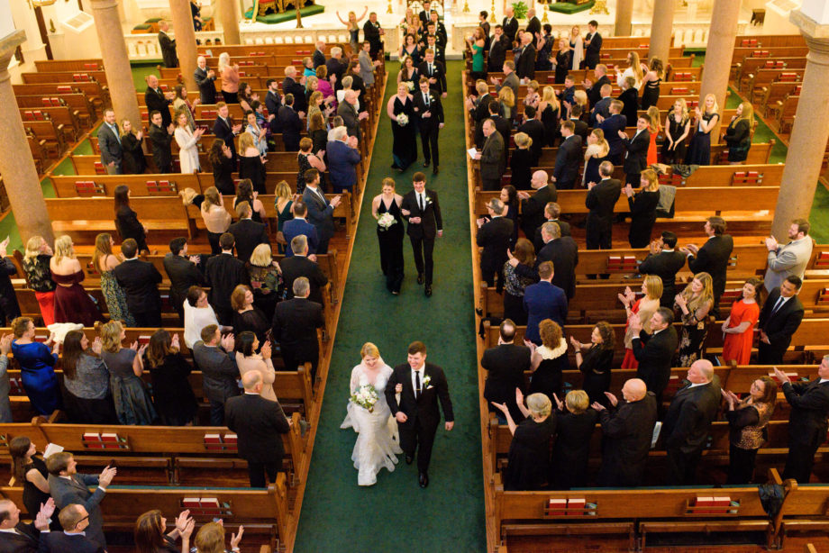 whole wedding ceremony recessional St Patrick Cathedral Fort Worth